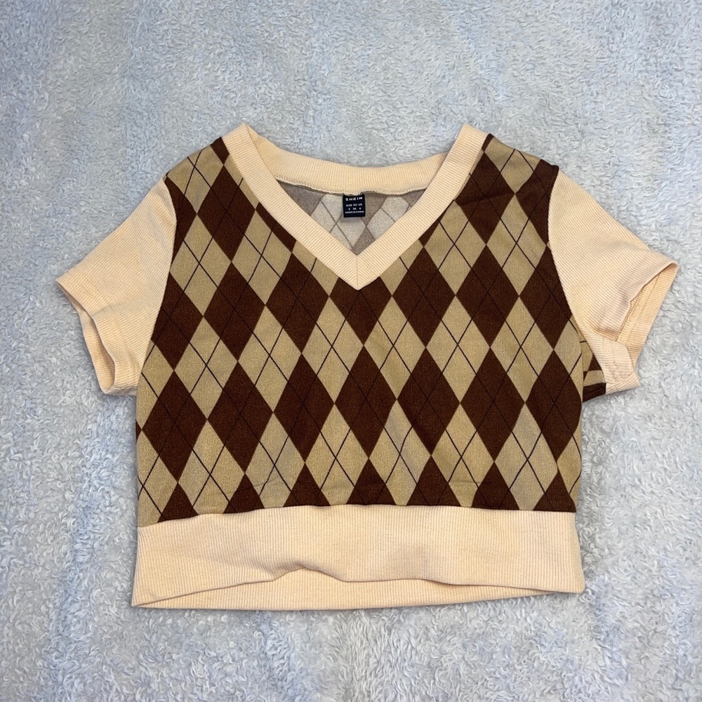 shein cropped shirt